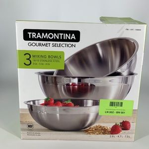 Tramontina Stainless Steel Mixing Bowl Set